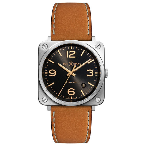 BELL & ROSS Watch replica BR S GOLDEN HERITAGE BRS92-G-HE-ST